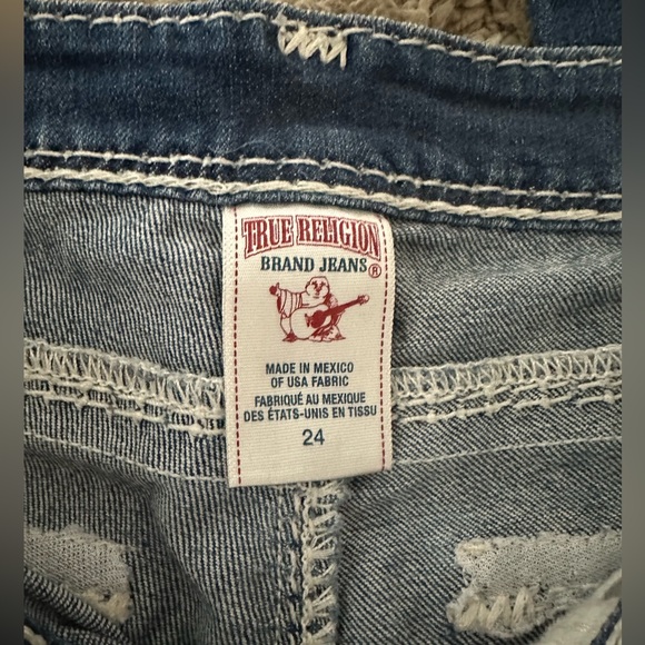 True Religion jeans, 24/34 (hemmed to be closer to a 32-33 length) - Picture 3 of 4